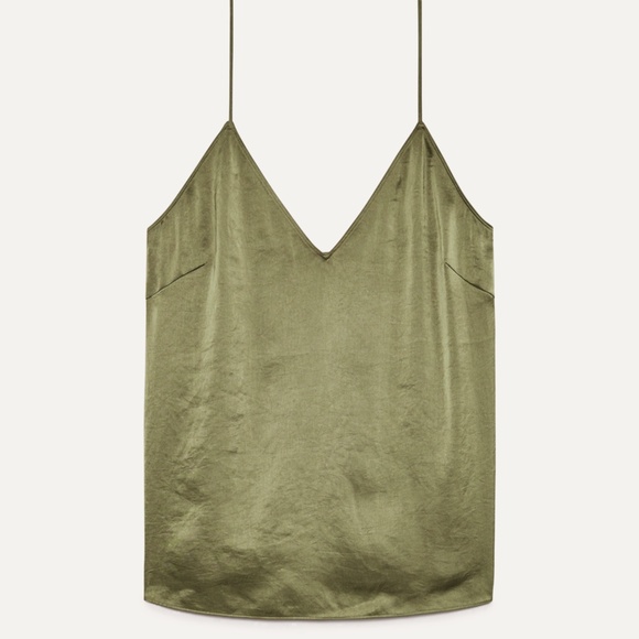 Aritzia Wilfred Free Boscono Camisole, NEWT GREEN - Picture 2 of 6